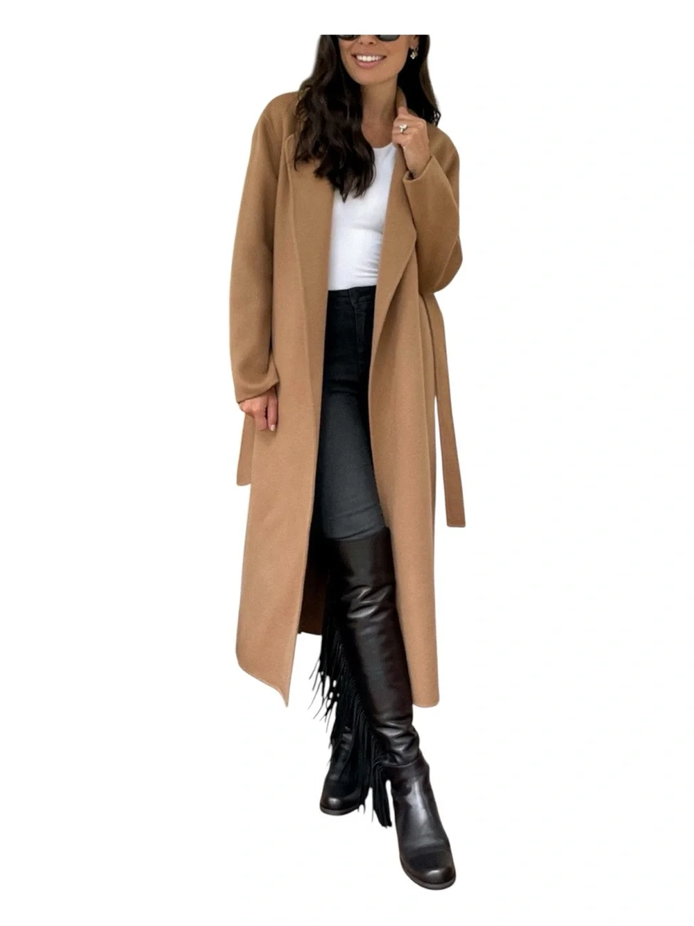 STUART WEITZMAN 5050 Mane Fringe Over-the-Knee Boots